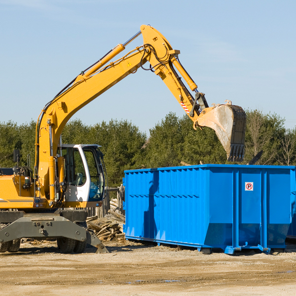 how many times can i have a residential dumpster rental emptied in Indian Head